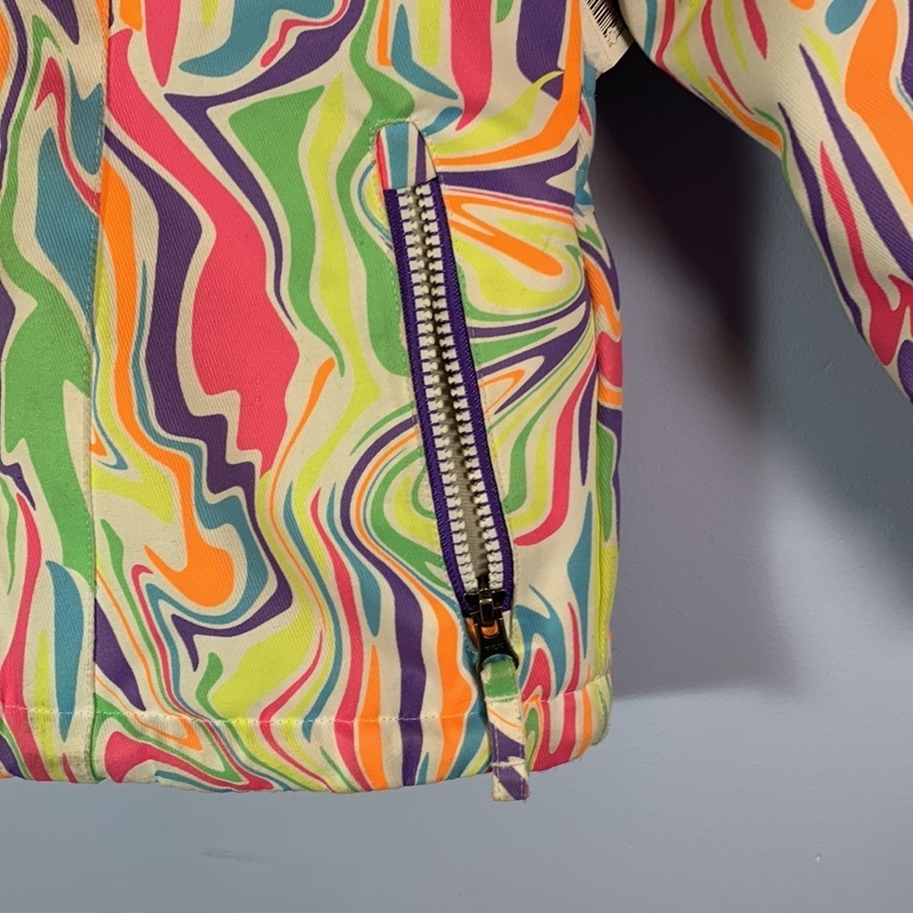 Boulder gear size 4 girls sorbet swirl marble neon ski snow coat hailey hazel - Picture 6 of 11